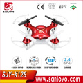 PK CX10 Venta caliente Syma X12S 4CH 6 ejes Gyro RC Drones Quadcopter Mini Drone sin cámara Juguetes de interior, Color verde, rojo SJY-X12S